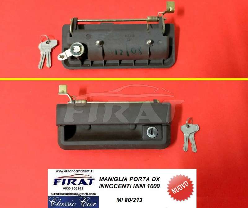 MANIGLIA PORTA INNOCENTI MINI 1000 DX (80/213)